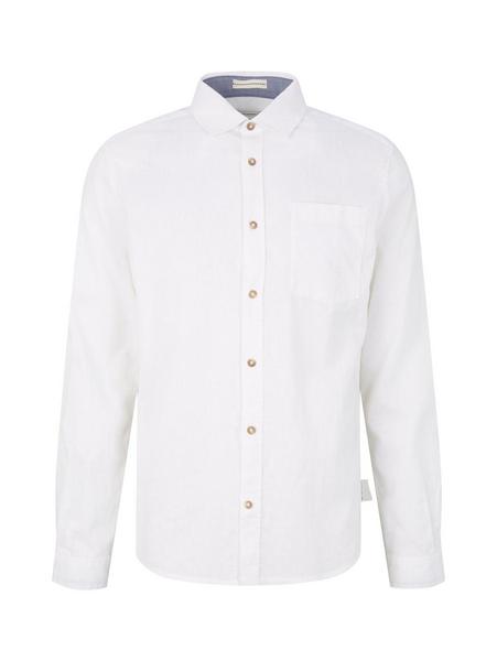cotton linen shirt - 20000/White