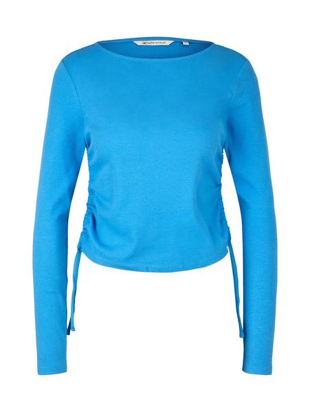 Langarmshirt mit Raffungen