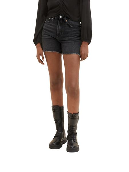 Tom Tailor Mom Shorts - 10250/used dark stone blac
