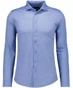 Softknit-Hemd mit Minimal-Dessin, modern fit