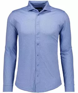 Softknit-Hemd mit Minimal-Dessin, modern fit