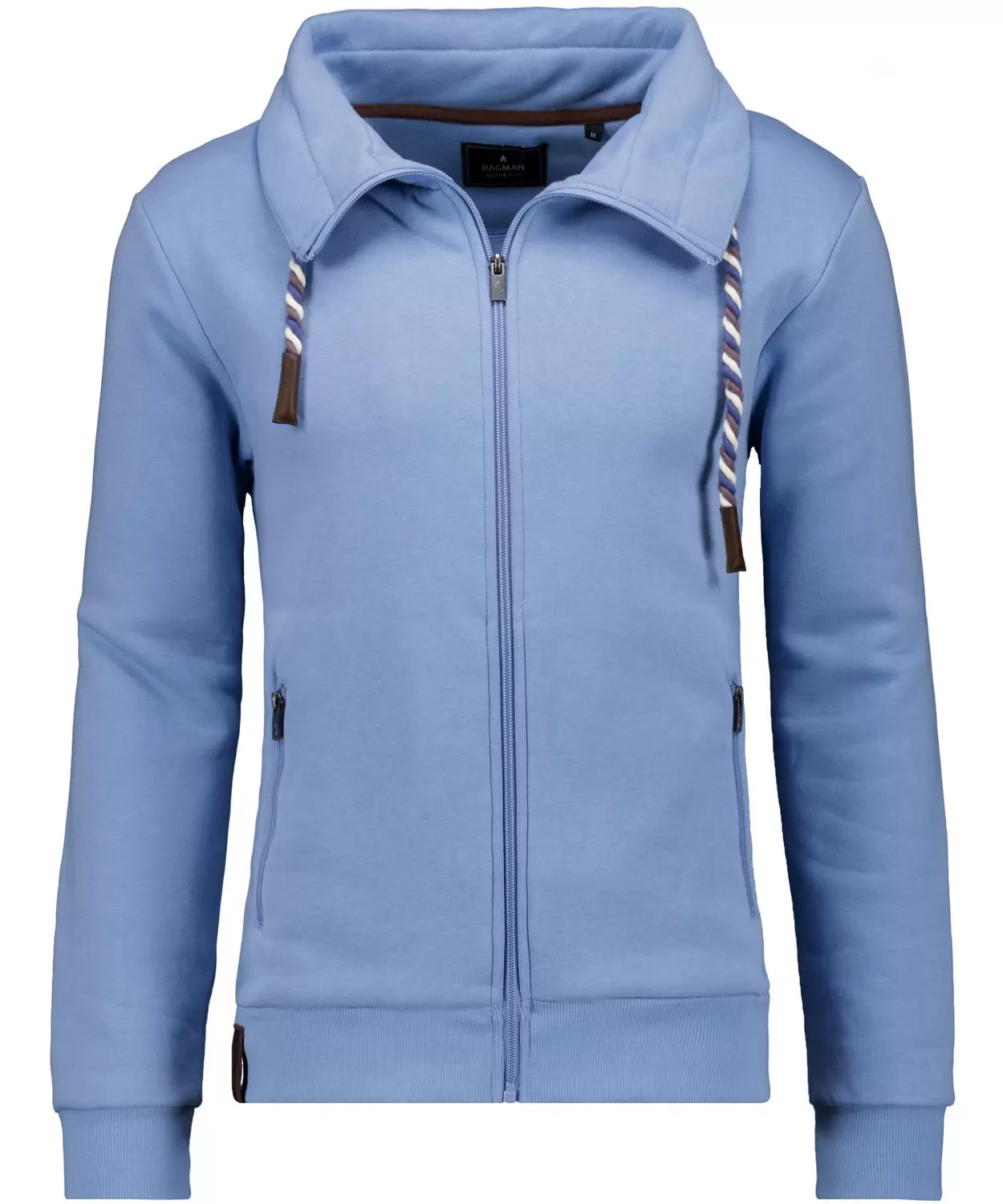 Stehkragen-Sweatjacke