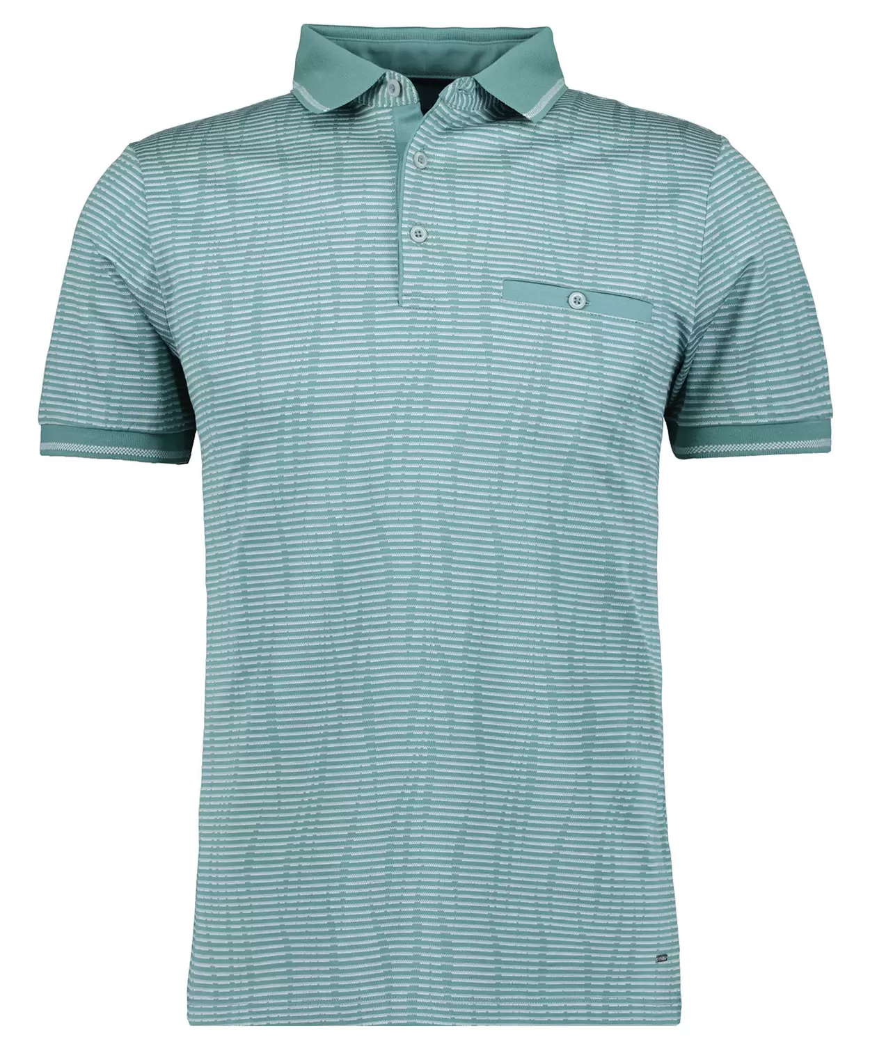 Mercerisierte Poloshirt mit Streifen