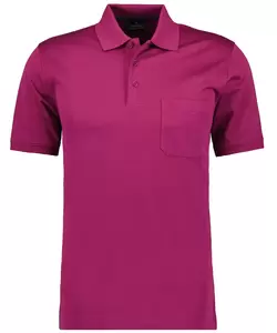 Softknit-Polo mit Brusttasche, kurzarm