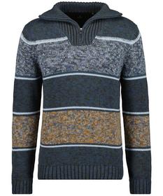 Troyer-Strickpullover gestreift