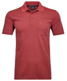 RAGMAN Softknit-Polo fein gestreift