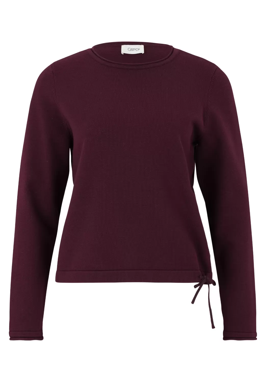 Strickpullover Kurz 1/1 Arm - 4685/Dark Aubergine