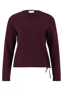 Strickpullover Kurz 1/1 Arm - 4685/Dark Aubergine