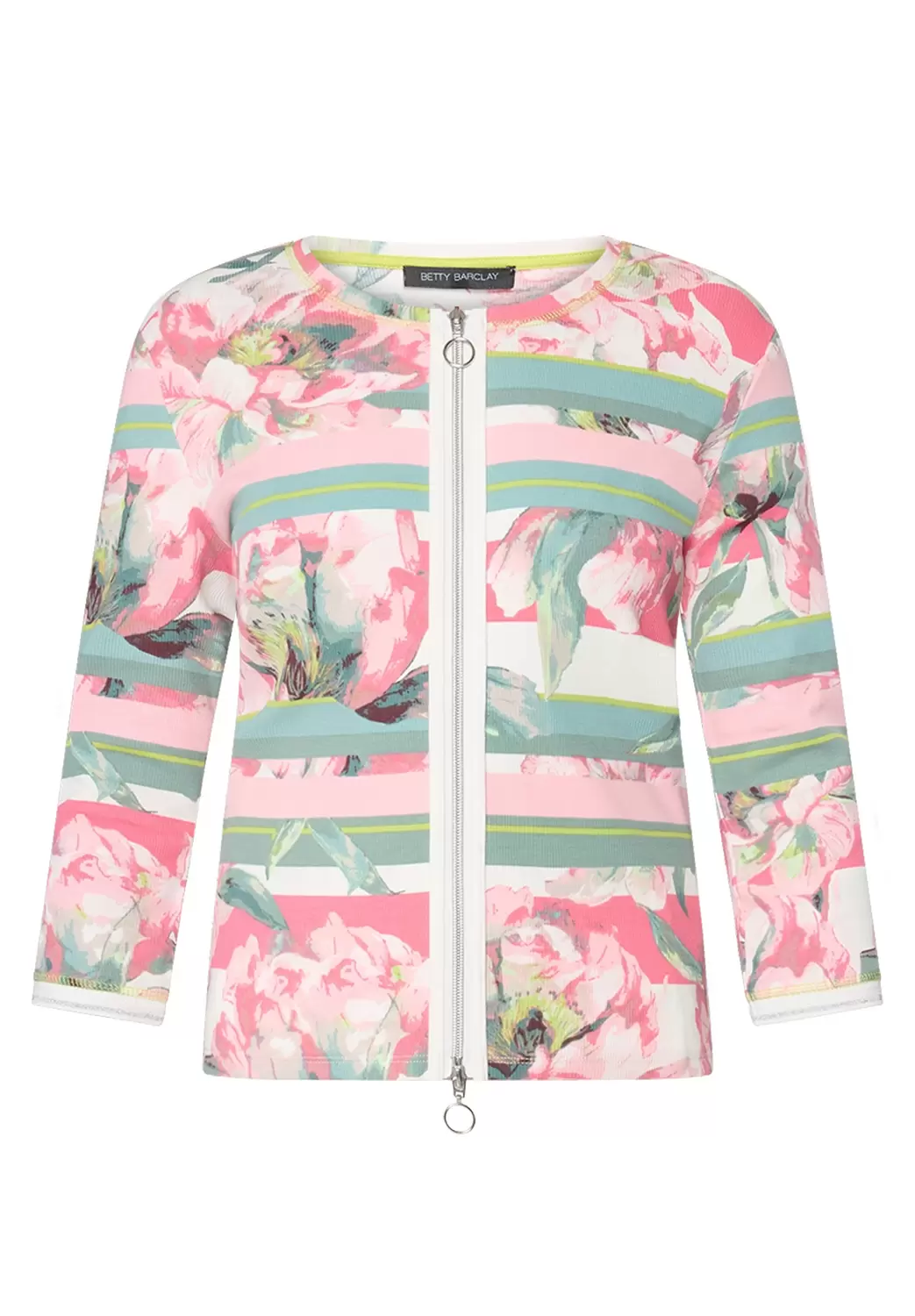Shirt Jacke Kurz 3/4 Arm female