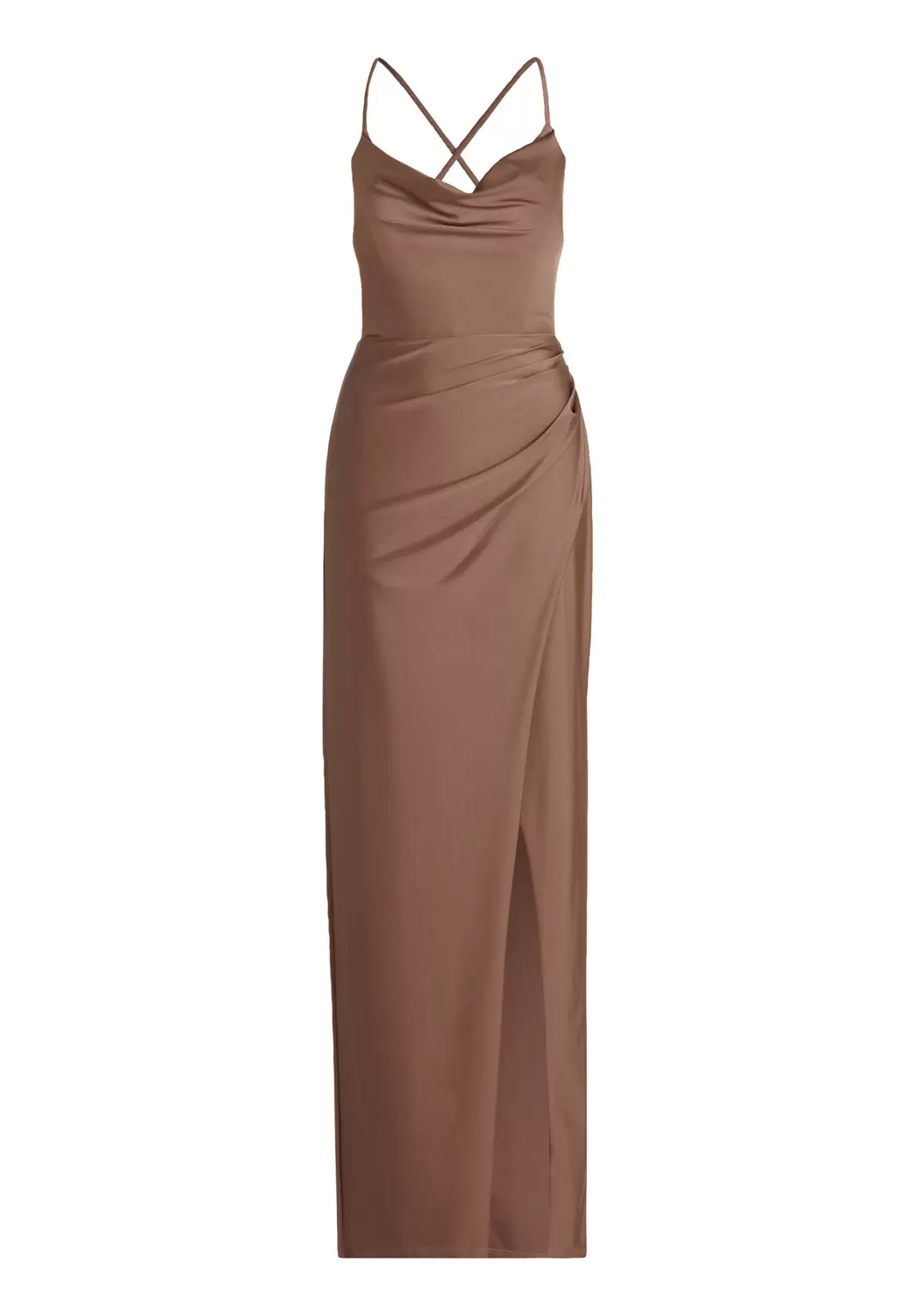 Kleid Lang ohne Arm female