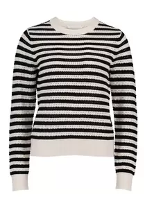 Strickpullover Kurz 1/1 Arm - 1891/Cream/Black