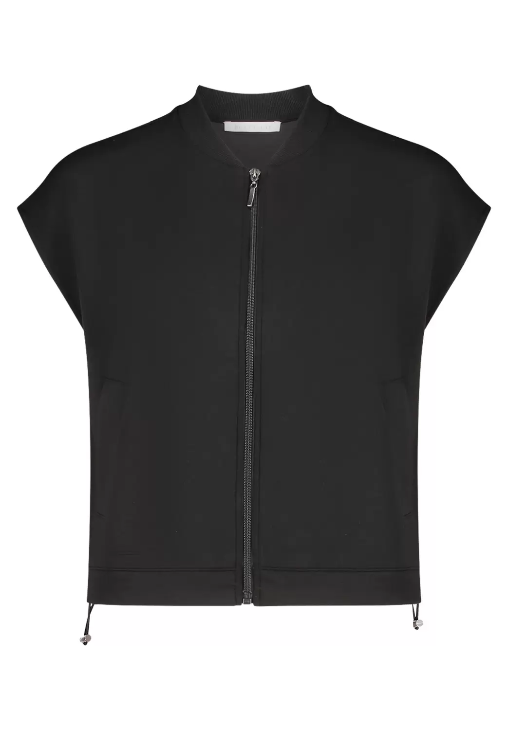 Sweat Jacke Kurz ohne Arm female