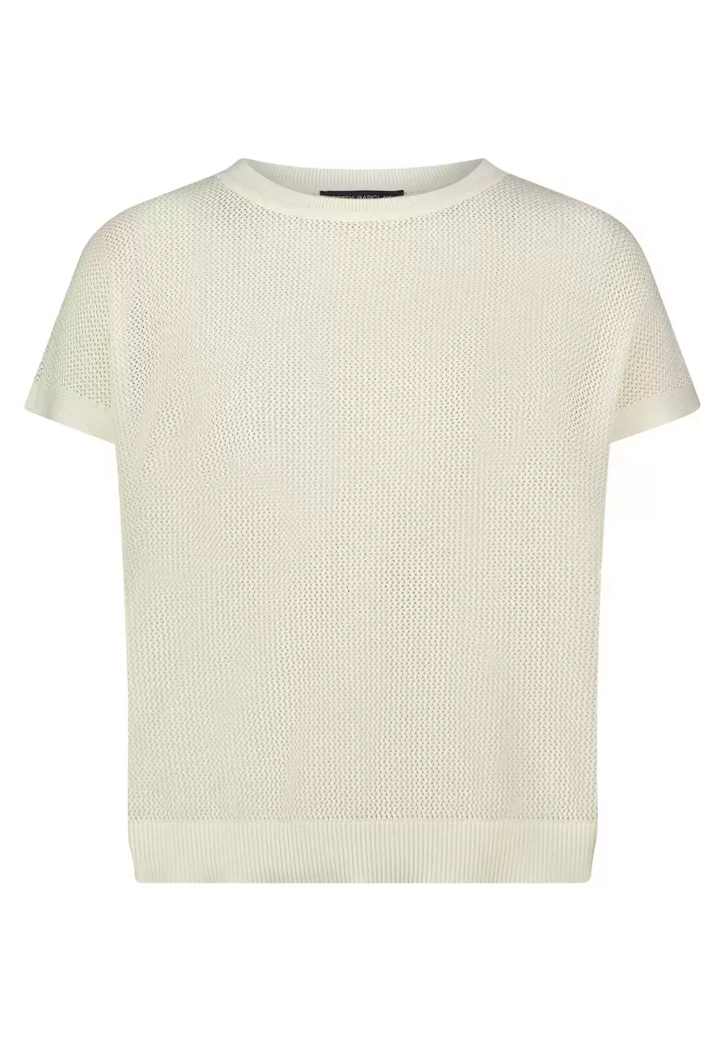 Lochstrick-Pullover