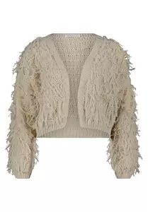 Strickjacke Kurz 1/1 Arm - 1014/Offwhite