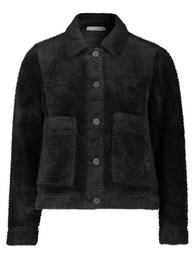 Sweat Jacke Kurz 1/1 Arm - 9045/Black
