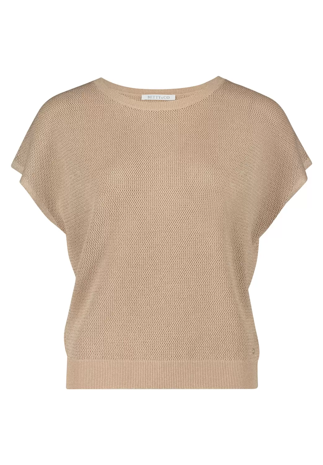 Strickpullover Kurz ohne Arm - 7310/Light Taupe