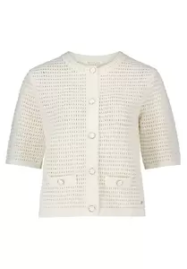 Strickjacke Kurz 1/2 Arm - 1014/Offwhite