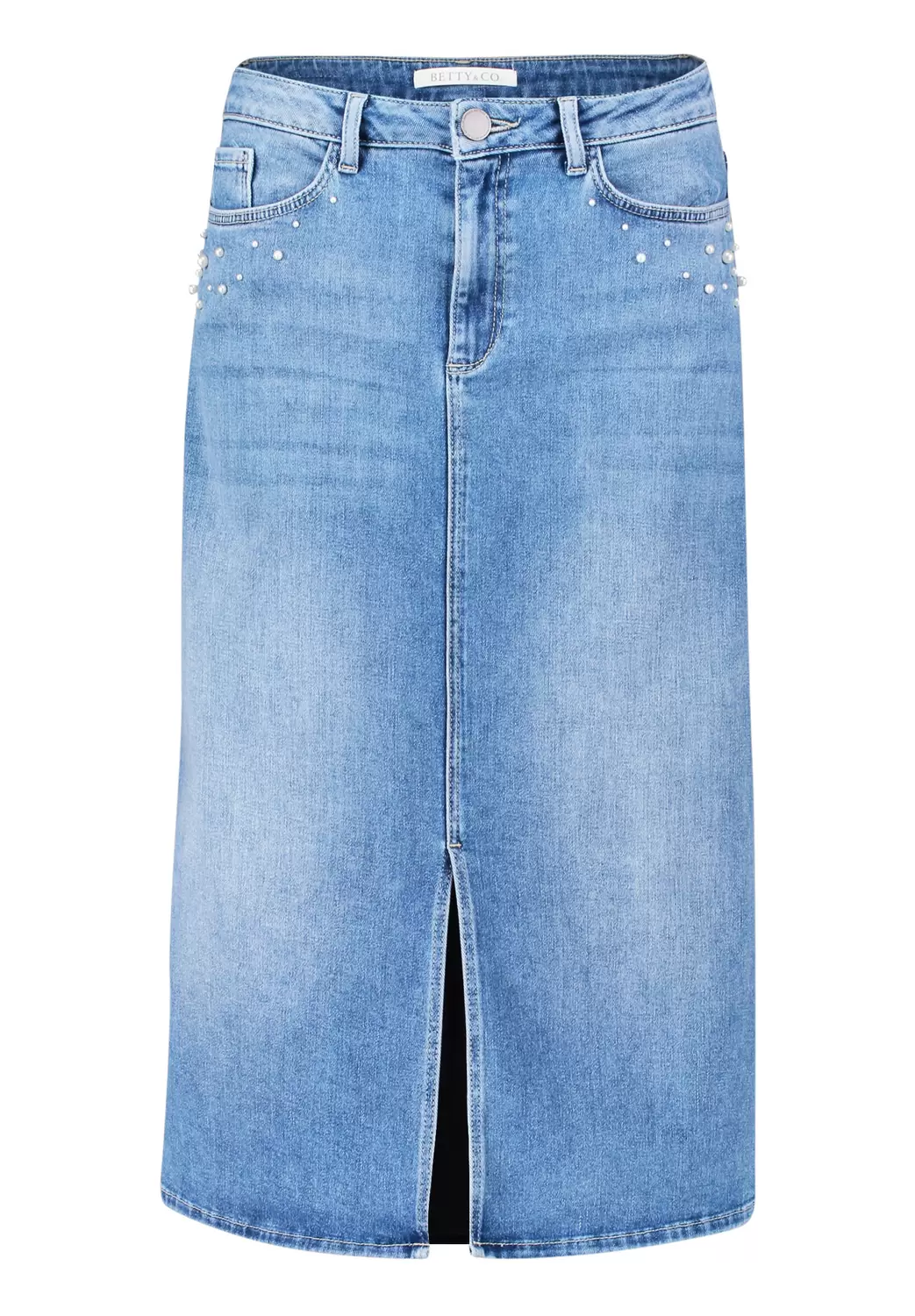 Rock Mittellang Casual - 8618/Light Blue Denim