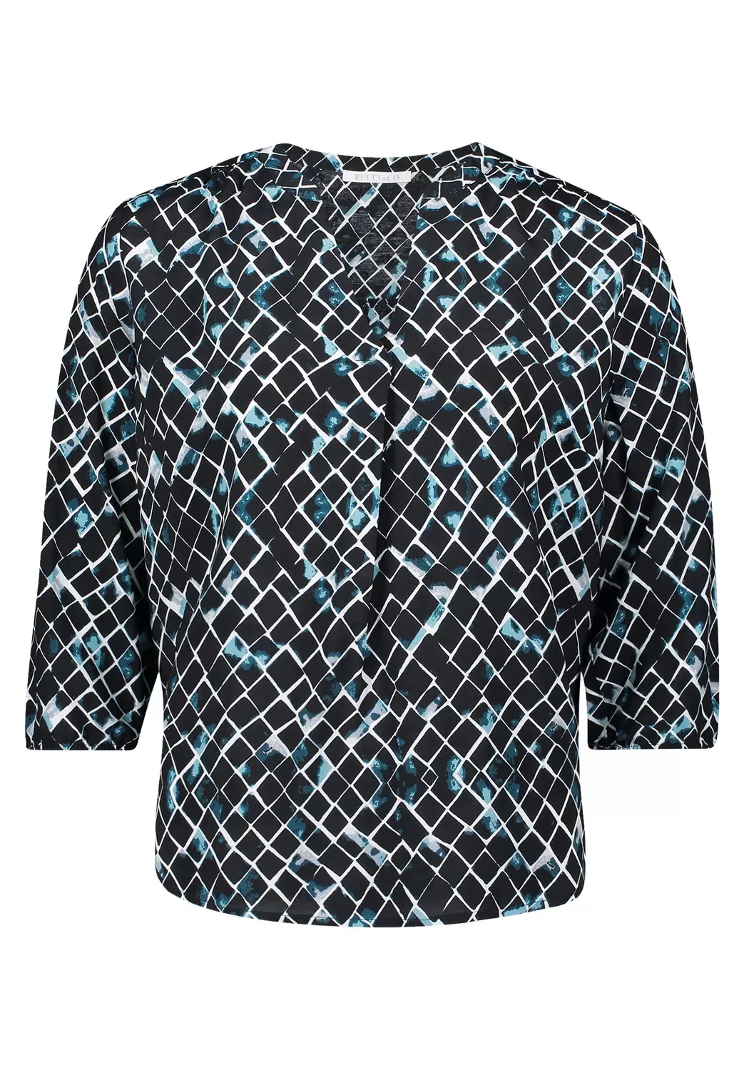 Bluse Kurz 3/4 Arm - 5809/Mint/Black