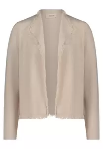 Strickjacke Kurz 1/1 Arm - 7706/Beige Melange