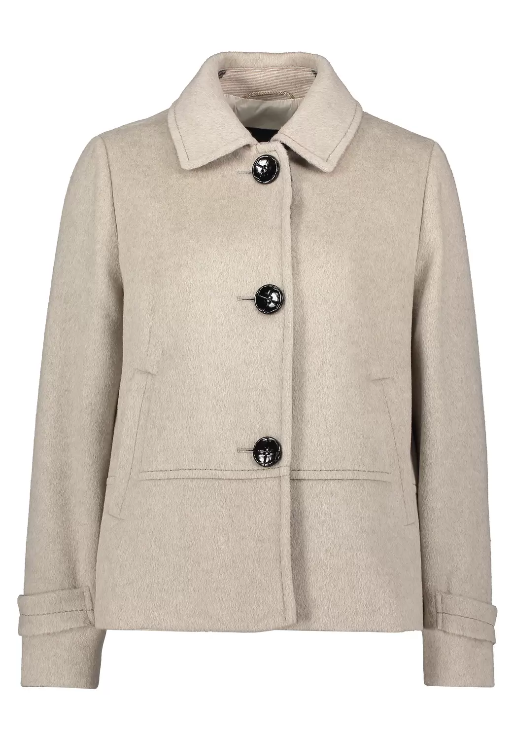 Jacke Wolle - 7706/Beige Melange