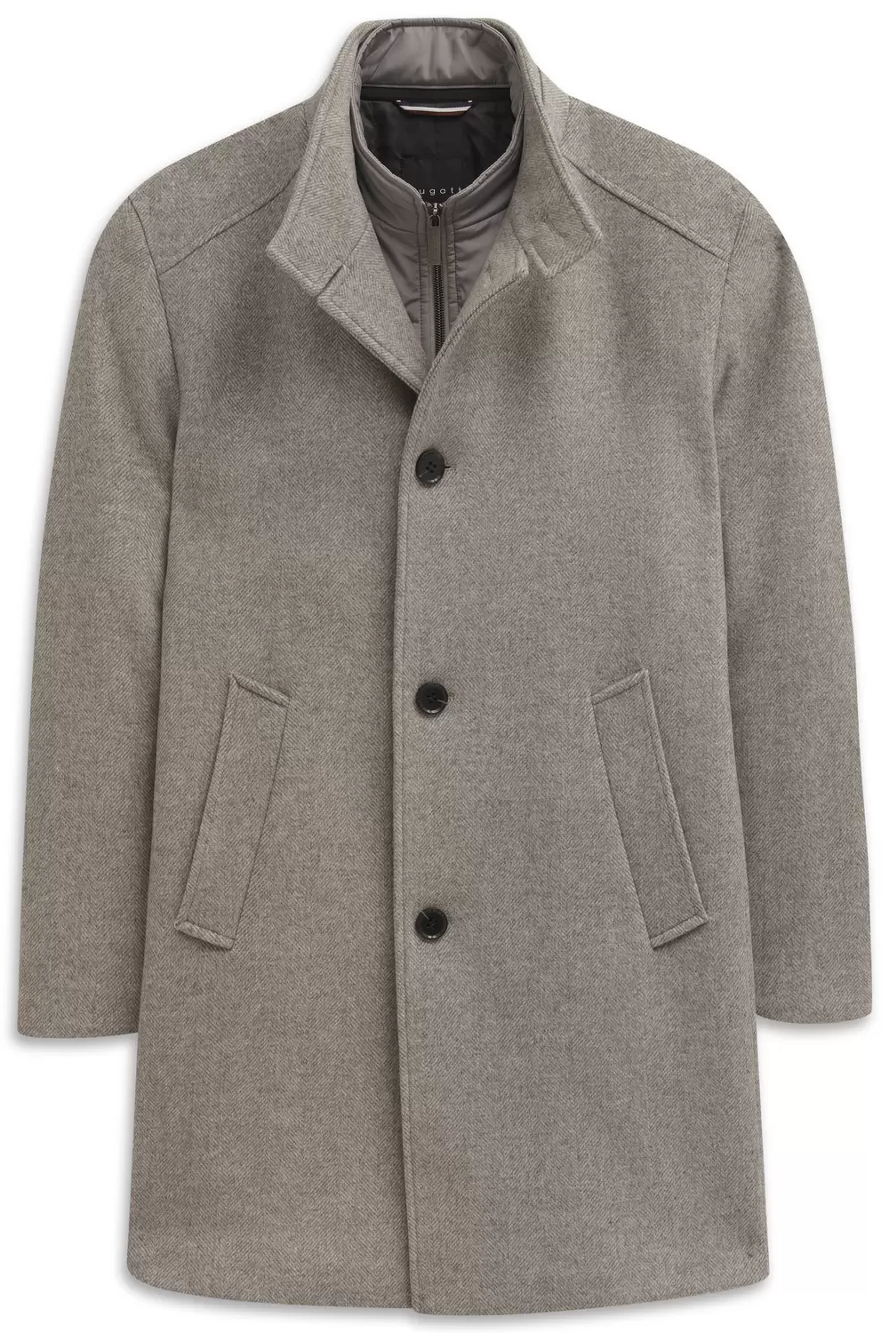 Bugatti Herrenmantel Wolle