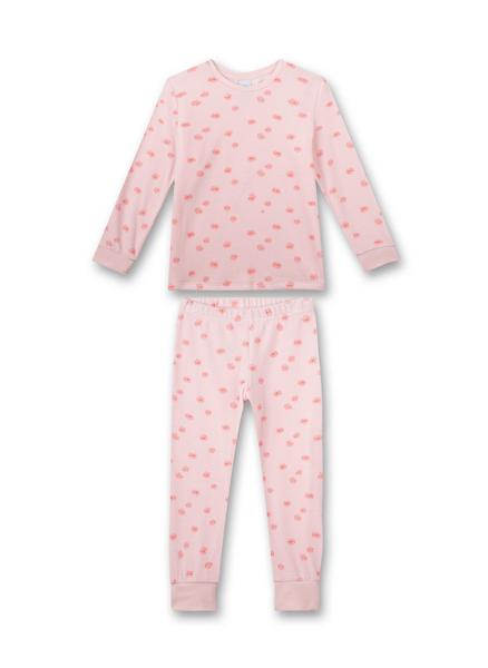 Pyjama long, allover - 38134/rosa