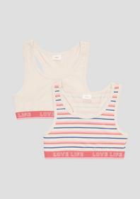 DP Bustier allover/uni - 18073/criystal g