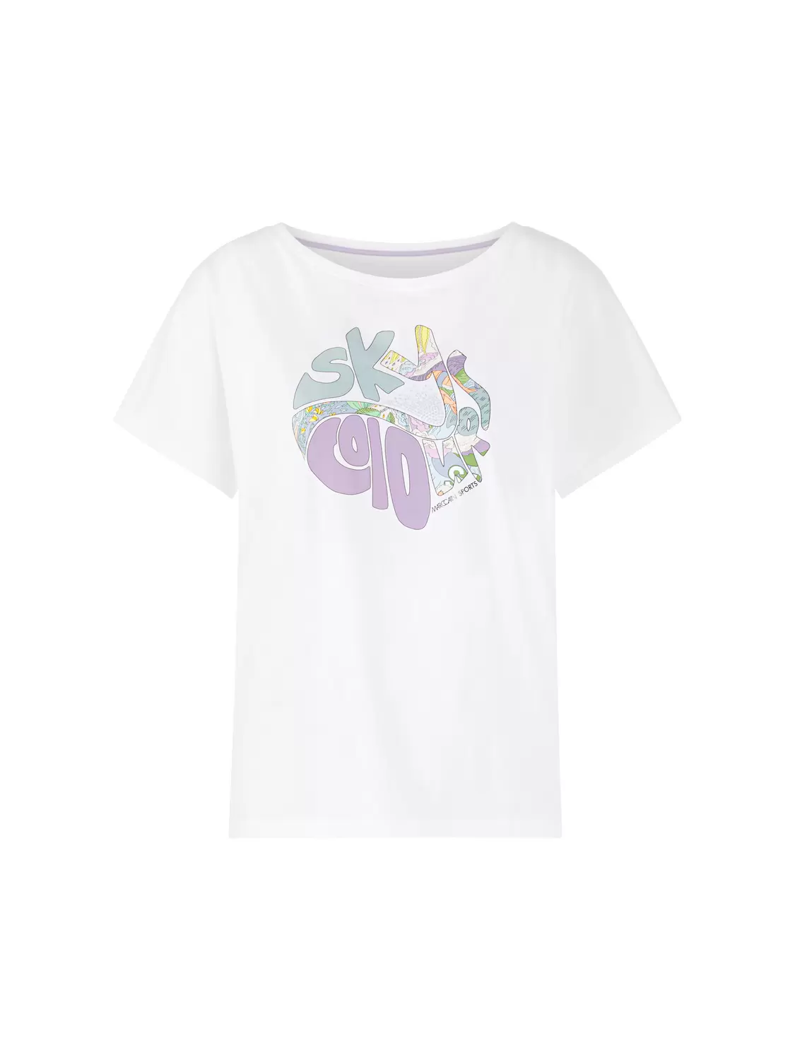 "Rethink Together" T-Shirt mit Strass