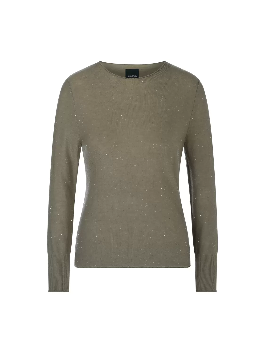Wollpullover mit Rundhals