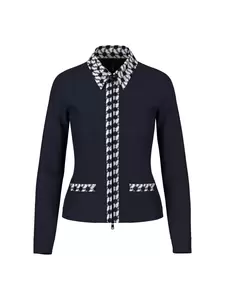 Jersey-Jacke mit Cube-Print-Details