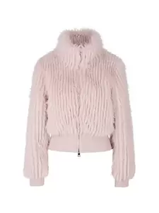 Kurze Kunstpelz Jacke