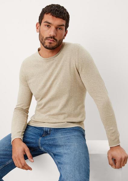 Pullover langarm - 81W0/beige mela