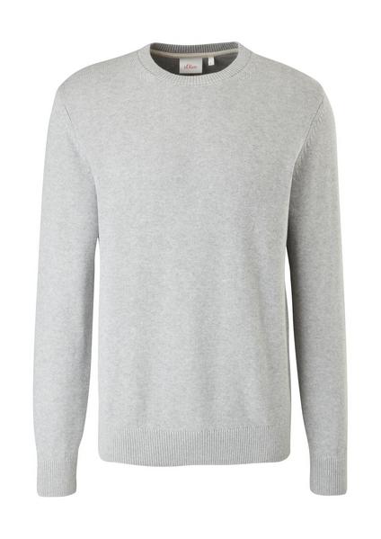 Pullover langarm - 9400/grey melan
