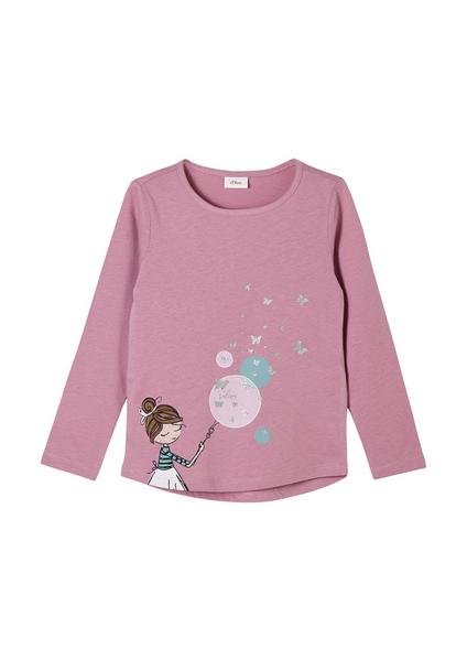 T-Shirt langarm - 4410/pink