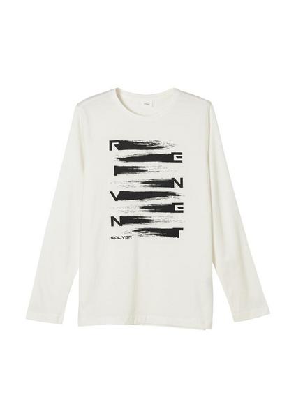 T-Shirt langarm - 0210/Ecru