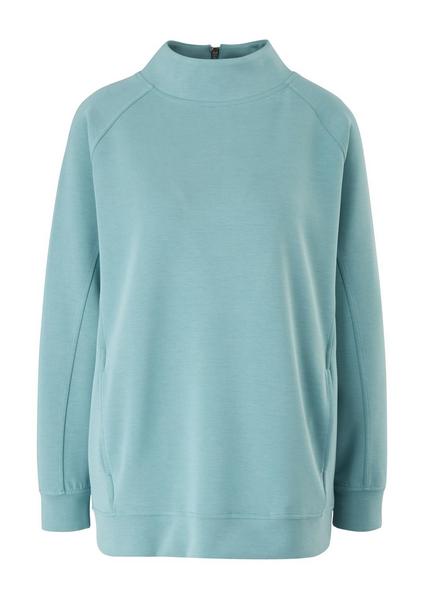 Sweatshirt langarm - 6555/Icy Petrol