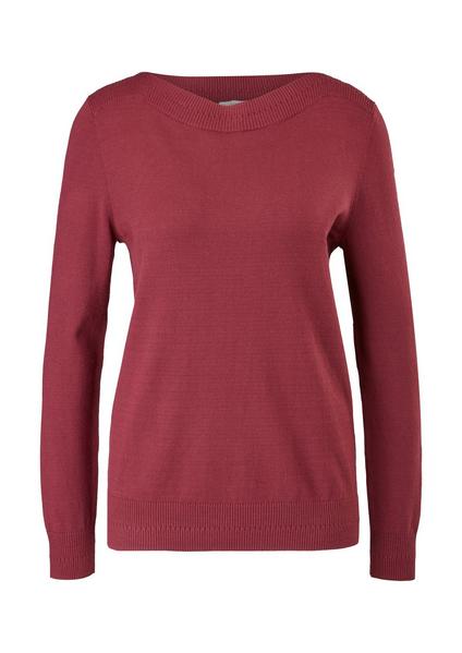 Pullover langarm - 4909/Bordeaux