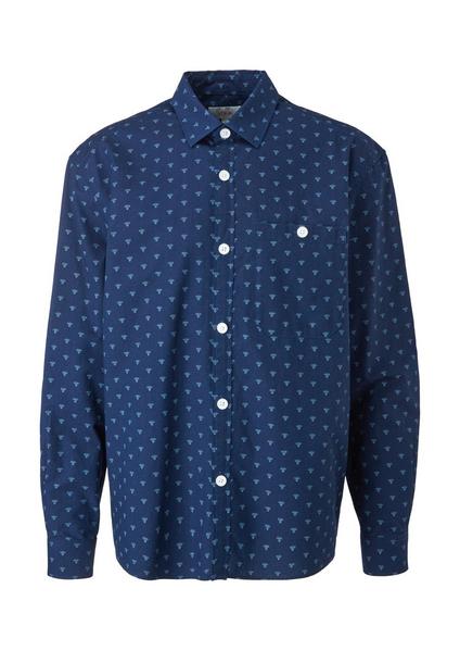 Hemd langarm - 59A0/dark blue