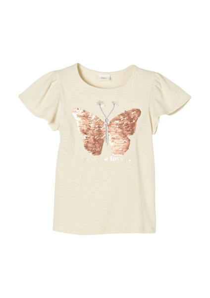 T-Shirt kurzarm - 0805/cream