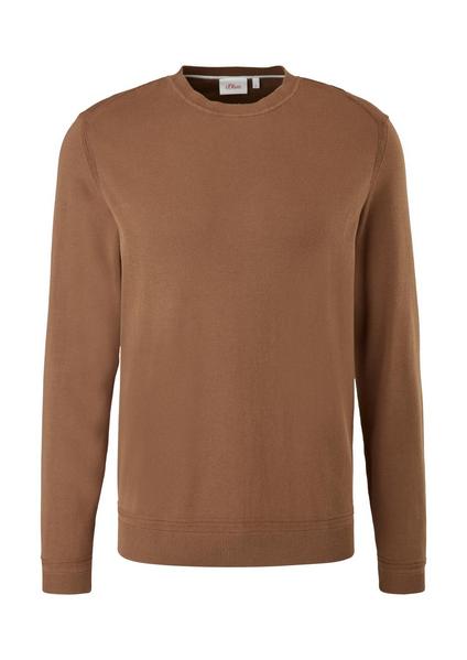 Pullover langarm - 8592/hazelnut