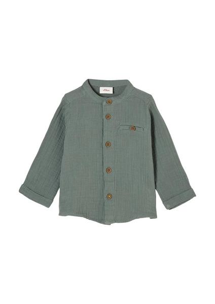 Hemd langarm - 6714/petrol