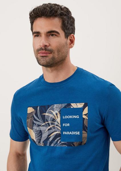 T-Shirt kurzarm - 6490/petrol