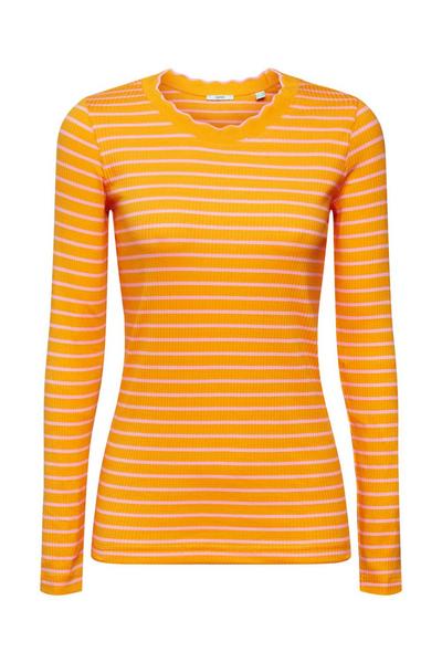 lslv tee stripe - E822/ORANGE 3