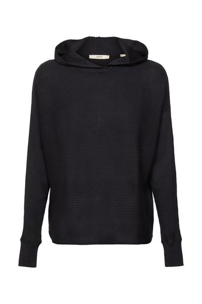 RCS rib hoodie - E001/BLACK