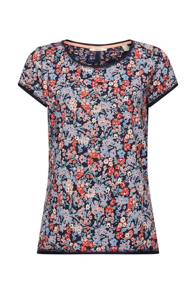 T-Shirt mit Allover-Print, 100% Baumwolle