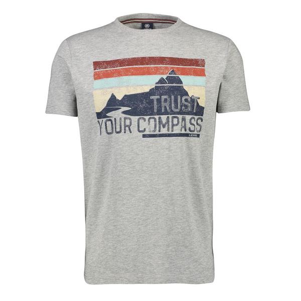 T-SHIRT/SERAFINO 1/2 ARM - 248/MID GREY MELANB