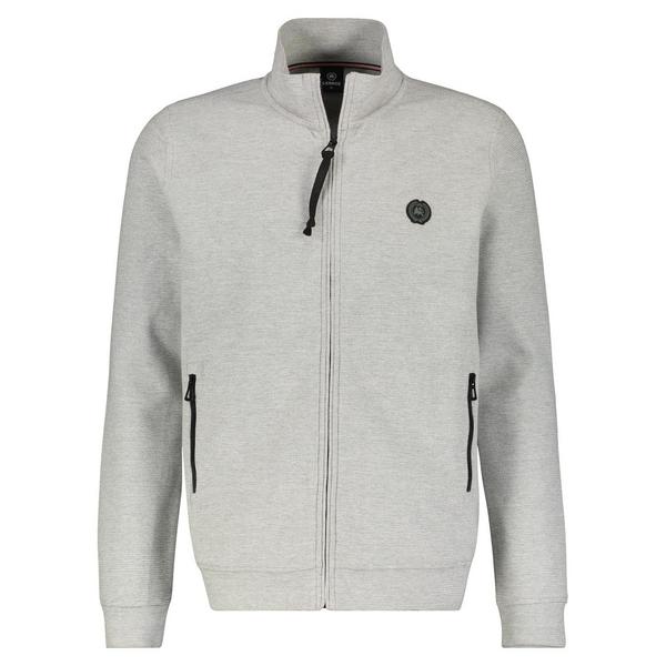 SWEATJACKE - 127/FOG WHITE MELAN