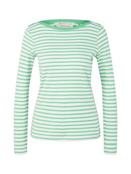 interlock with contrast neck - 31388/white green s