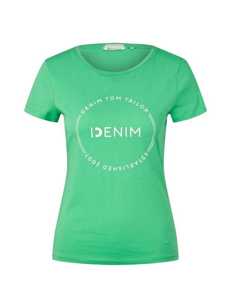 T-Shirt w. round logo - 11052/strong green